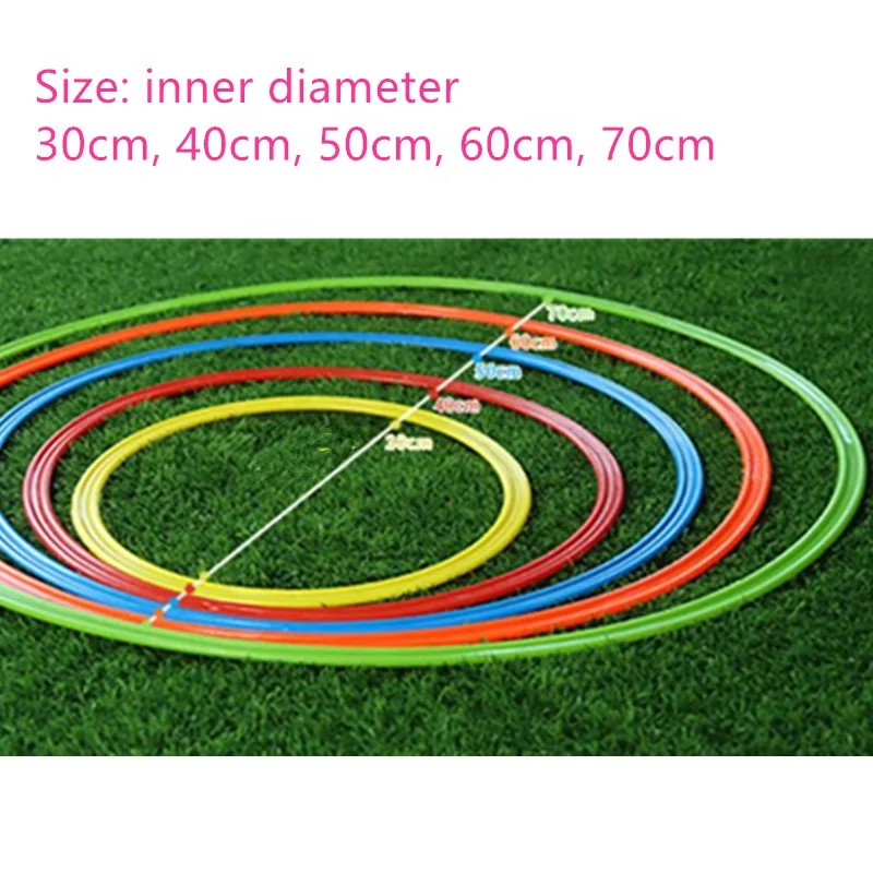 Soccer Training Sport Flat Hoop Speed Agility Ring