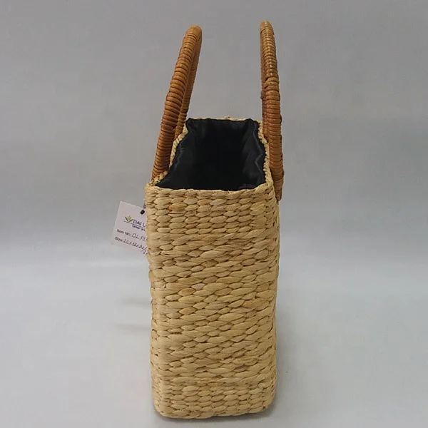 Vietnam manufacture wholesale woven handicraft water hyacinth eco bag high quality best price