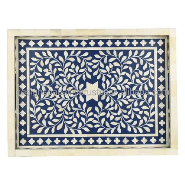 Latest Design Bone Inlay Serving Tray with suitable  price