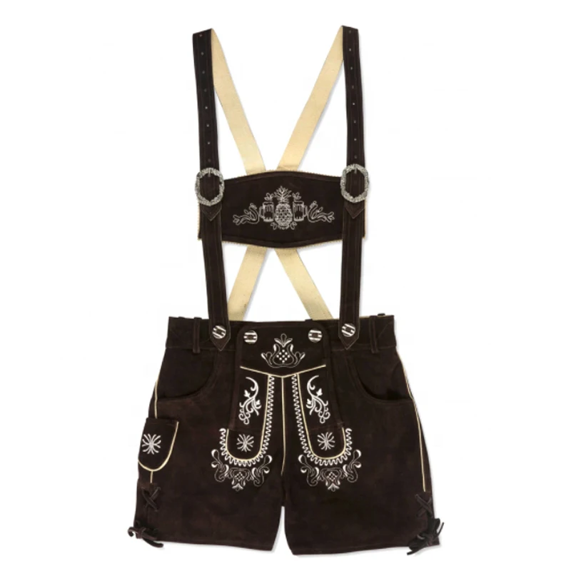 
German Bavarian Oktoberfest Trachyte Lederhosen Short 