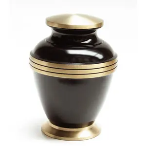 Хит продаж латунная урна для кремации золы традиционная хранилища людей Премиум-Качества в латунном металле