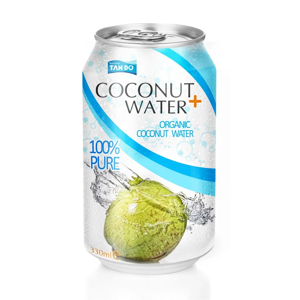 Made in Vietnam beverage manufacturer soft drink oem 330ml Aluminum can coconut water