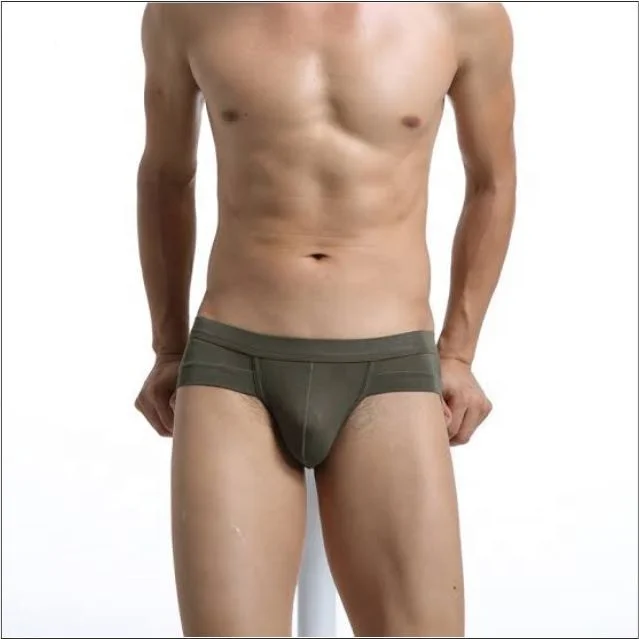 Custom Design High Quality Hot Sexy Tumblr Cotton Spandex Men Thong Briefs Underwear for