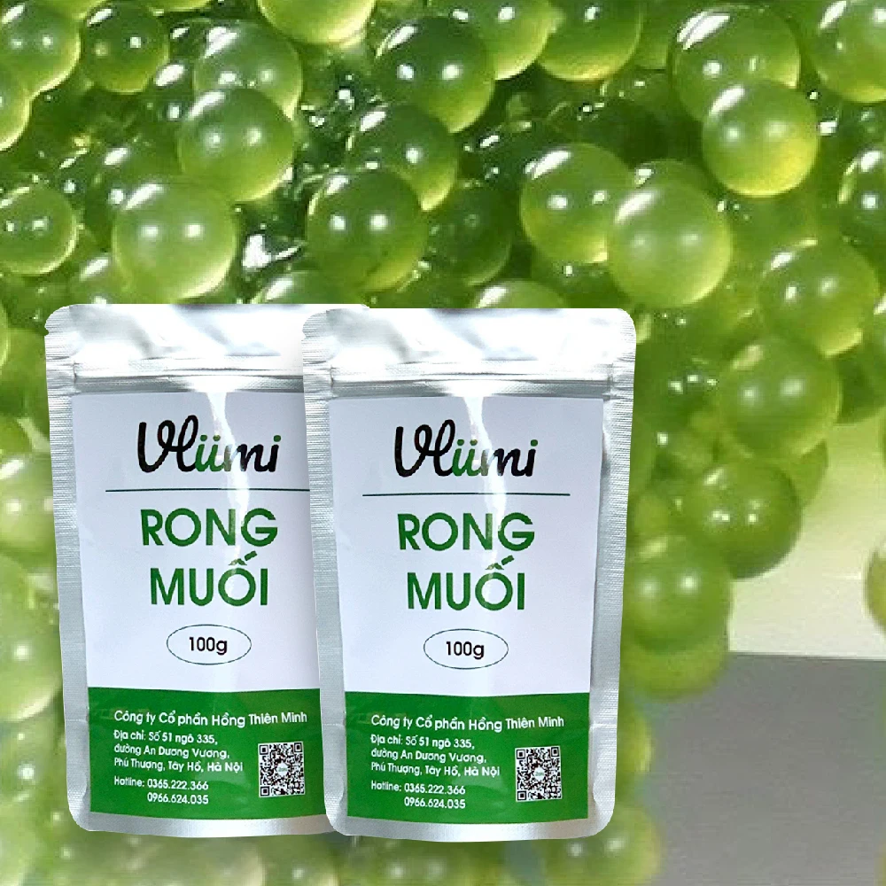 Quality Supplier VLUMI Vietnam Fresh And Salty Dehydrated Sea Grapes/ Umibudo/ Lato