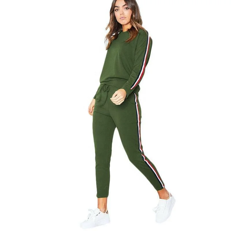 Custom Design Womens Reflective Nylon Ladies Tracksuit
