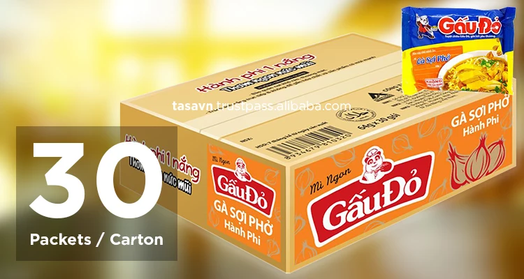 
The tasty noodles, good smell and delicious with Instant Porridge with Chicken Flavor For Home Use 65gram 