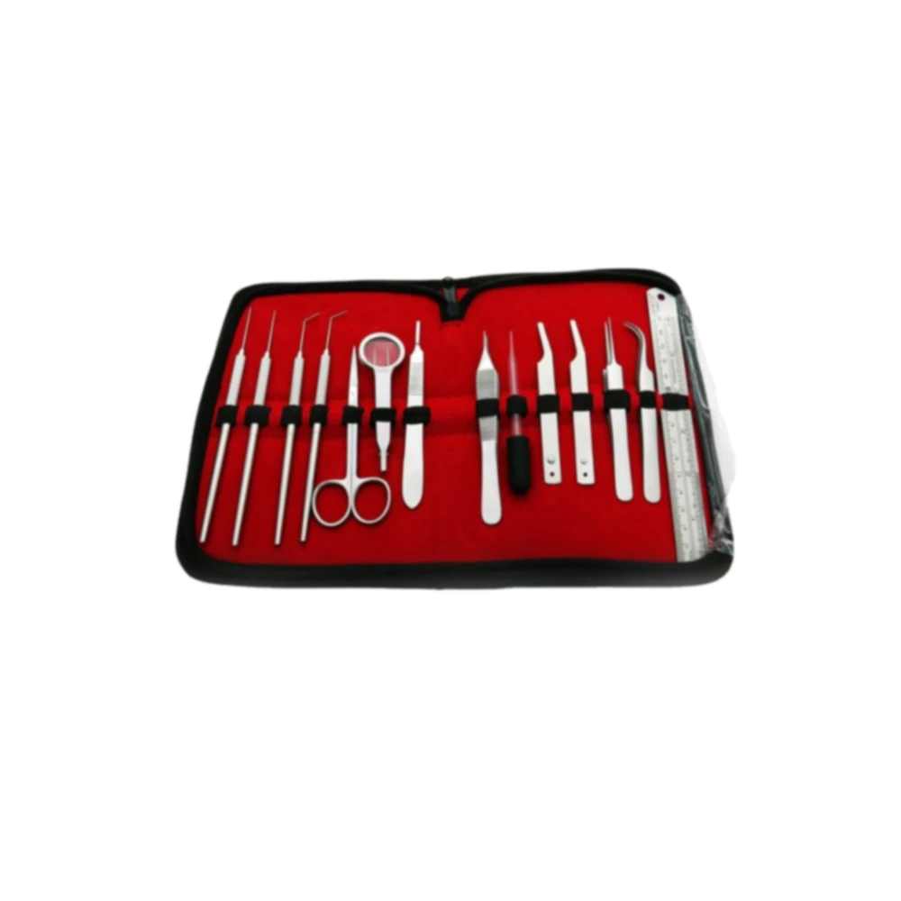 14 Pcs Surgical Grade Dissection Kit For Students Anatomy, Biology, Veterinary, Botany Instruments Sets