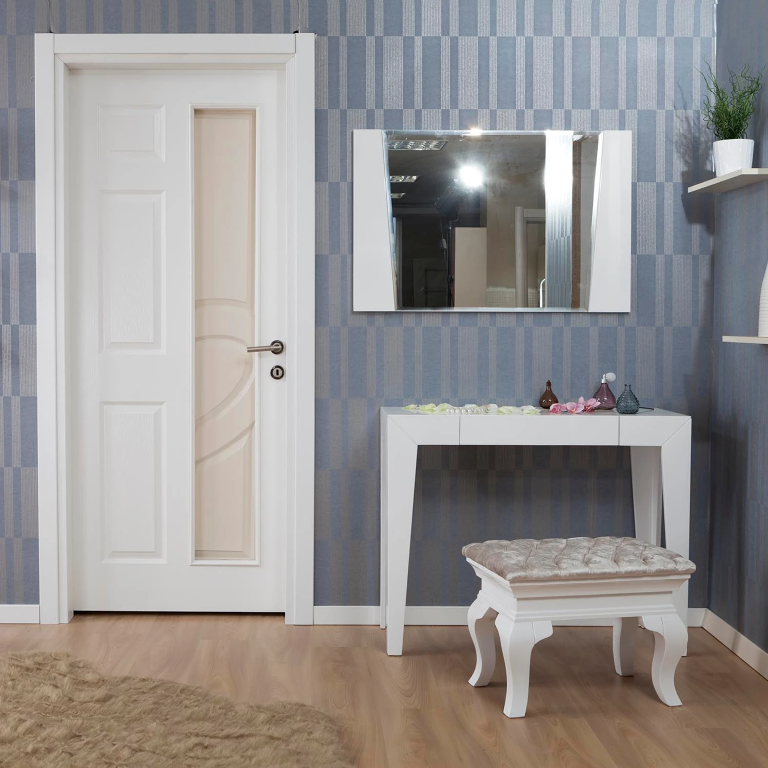 Lacquered painted Doors Swing Professional Commercial Modern Apartment Wooden acrylic Special Paintings Customized Color