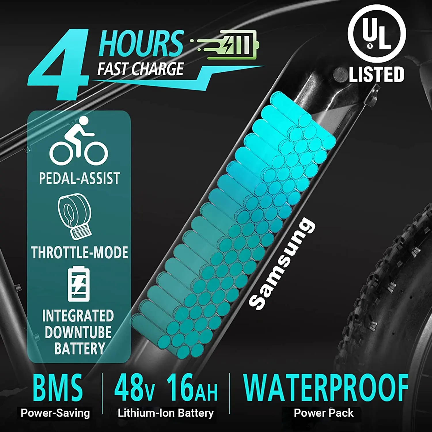 30% OFF US Free Ship Door to Door Velowave 750W 48V 16Ah Electric Bicycle Removable 26' Fat Tire 25M Ebike