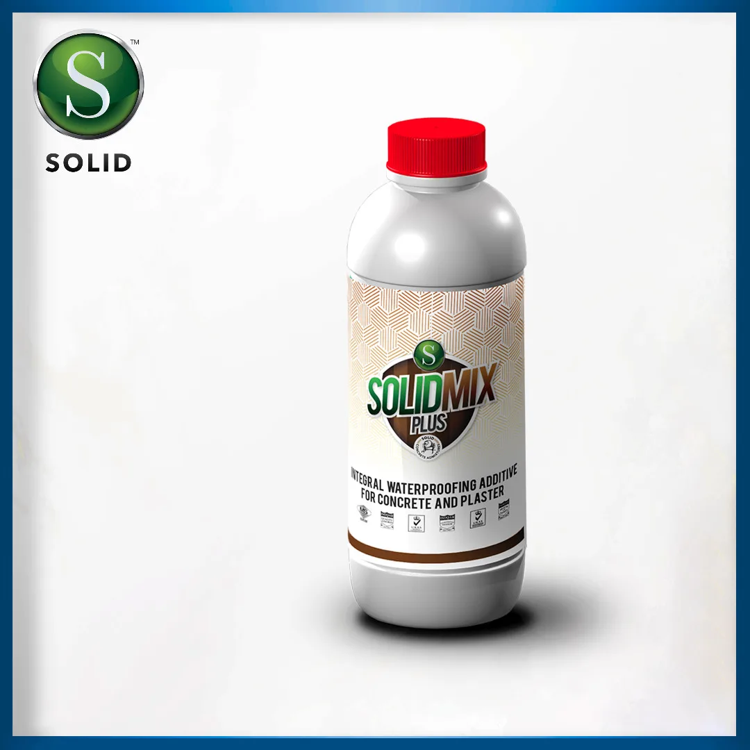 
SOLIDMix Plus 1L Integral Waterproofing Additive for Concrete and Plaster 