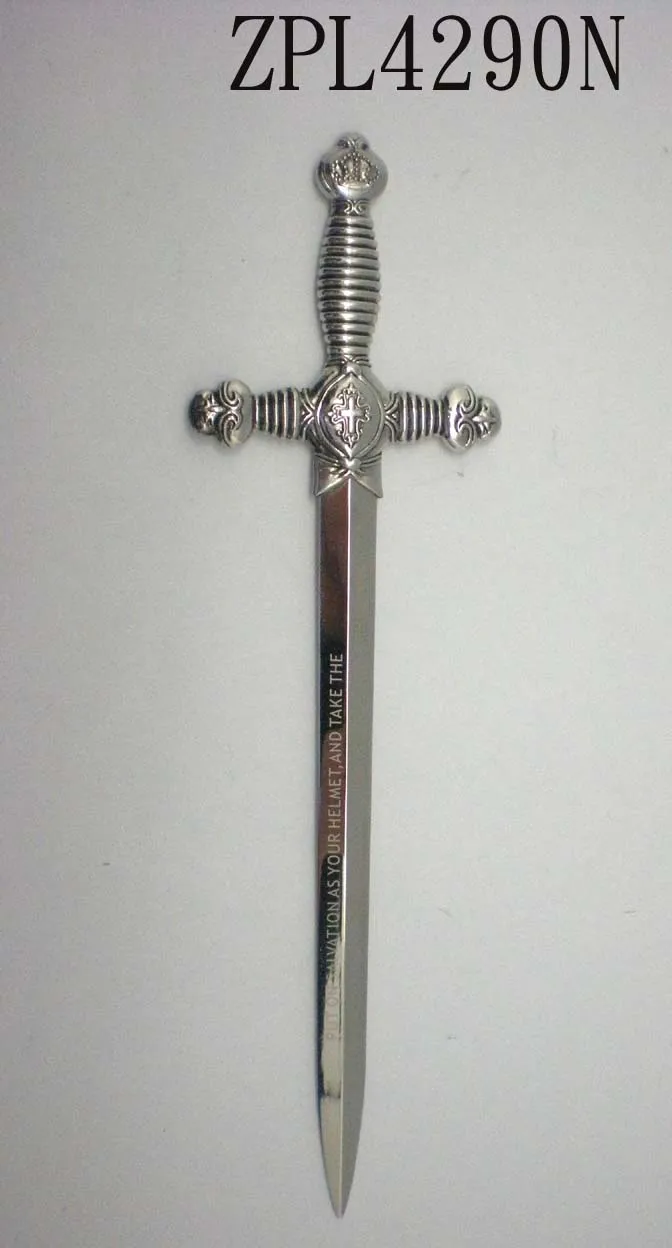 Металлический Открыватель для букв под заказ винтажный меч инструмент оптовых