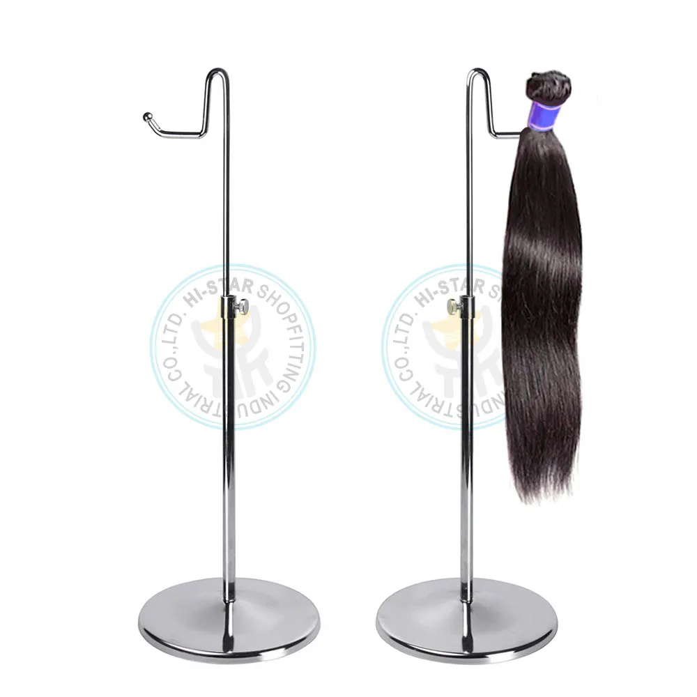 Rack holder wig hair extension display for store