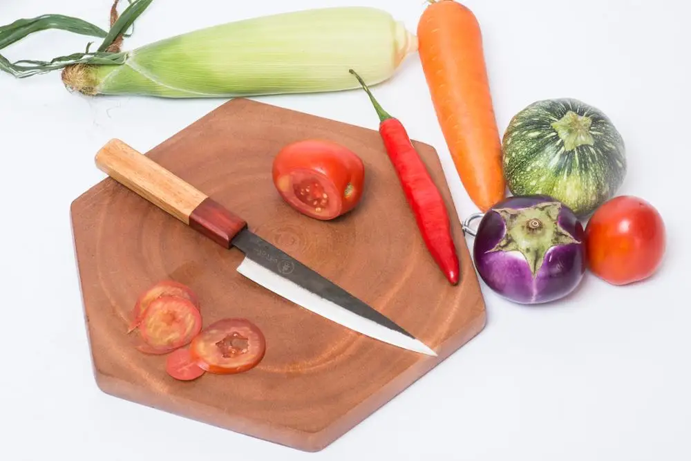 Petty 150  Hand Forged Steak  Knife  Popular Nature Wooden Handle  High Carbon Steel with High Quality and Factory Price