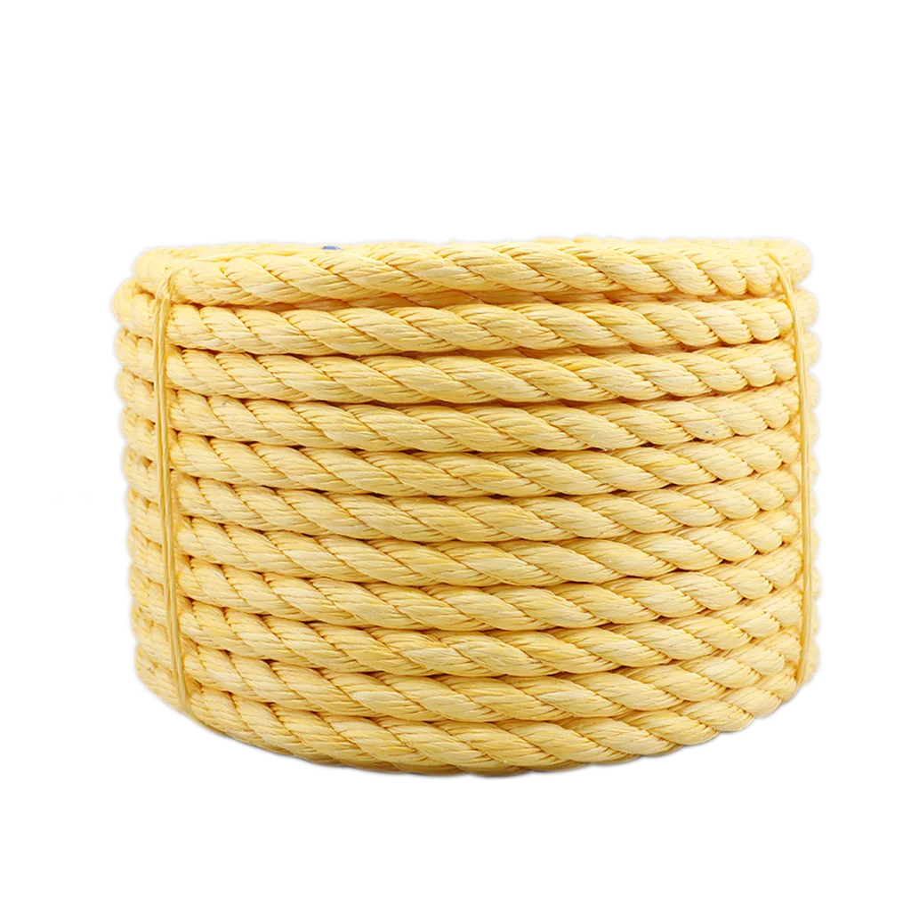 High Strength Colorful Natural 3strands 5-48 mm10kg Twisted PP/Polypropylene Rope
