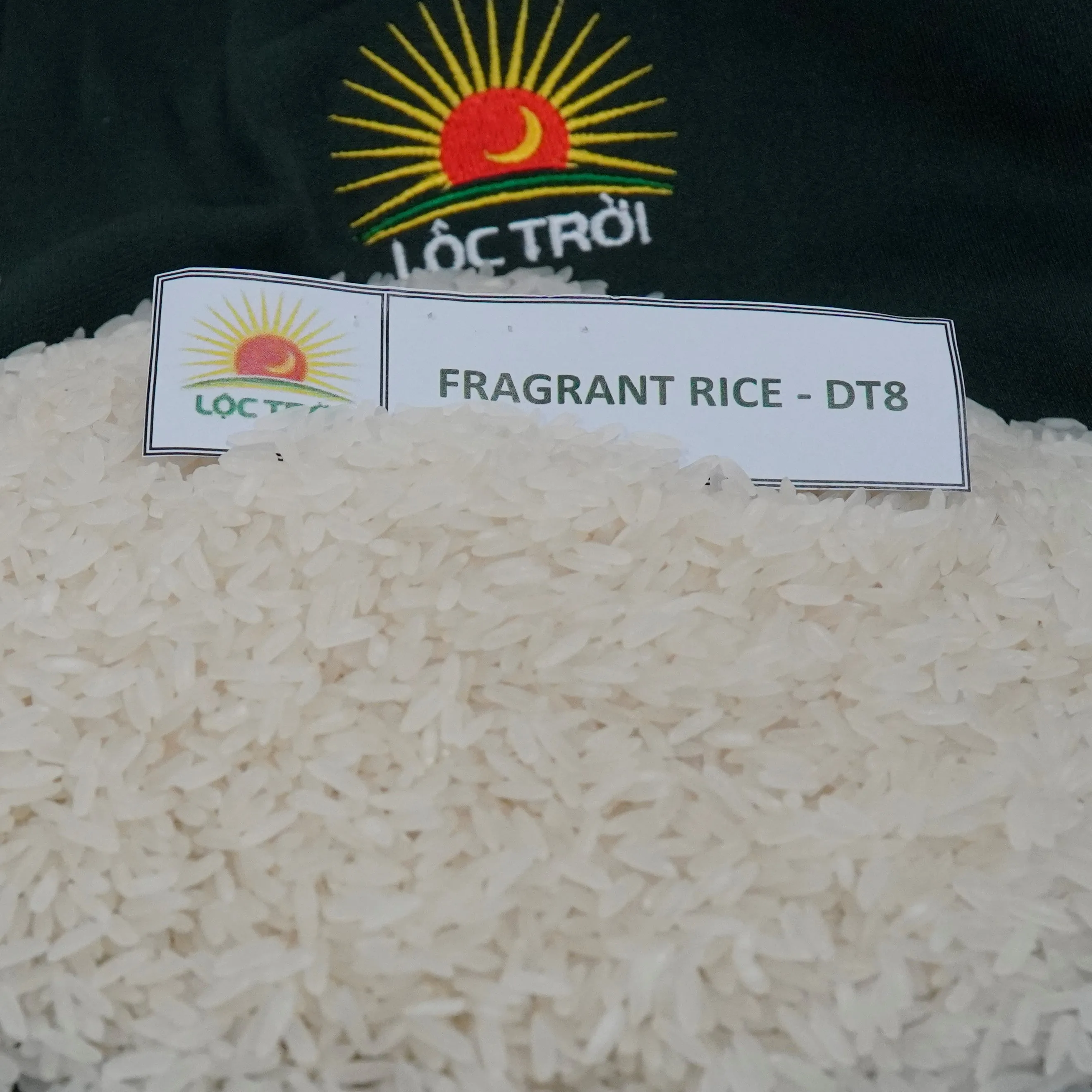 White Rice DT8 Variety from Vietnam Best Supplier Contact us for Best Price - Loc Troi Group- Rice manufacturer