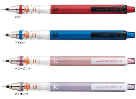 Uni Self-sharpening KURUTOGA Mechanical Pencils Standard Model