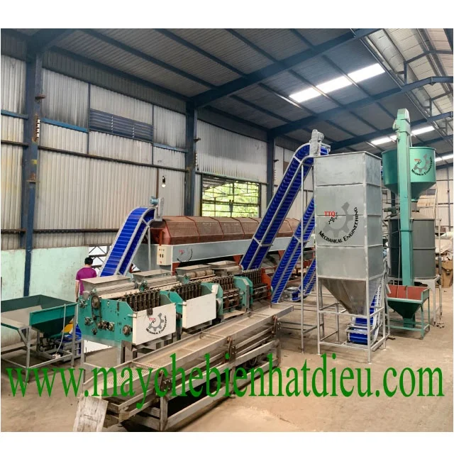 Cashew nut processing machine/raw cashew size grading