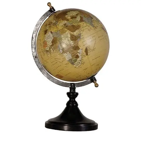 New Design New Design Luxury Black World Sphere Globe For Decoration Product High Quality Gift Item