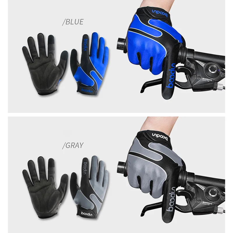 Best Performance Wholesale Cheap Comfortable Long Mountain Bike Gloves Shockproof Cycling  MTB BMX Motocross Gloves