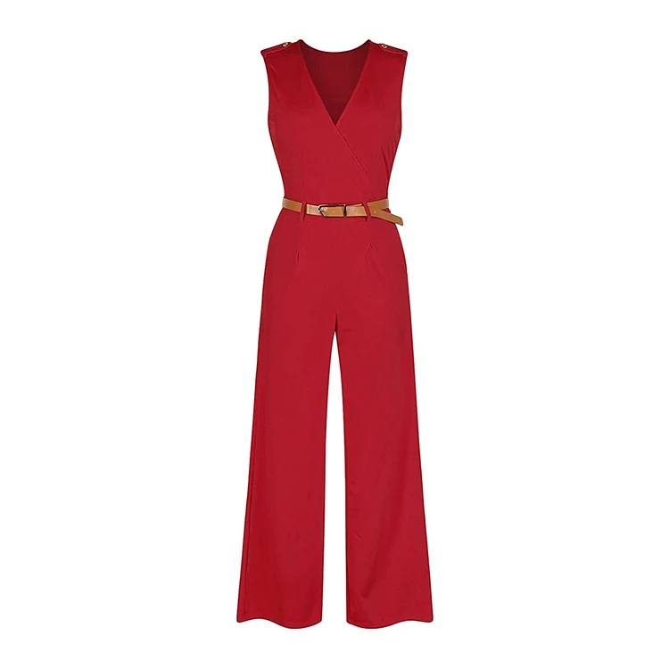 High manufacturer Premium quality Fashionable Jumpsuit Wholesale Custom made Casual Women Jumpsuit