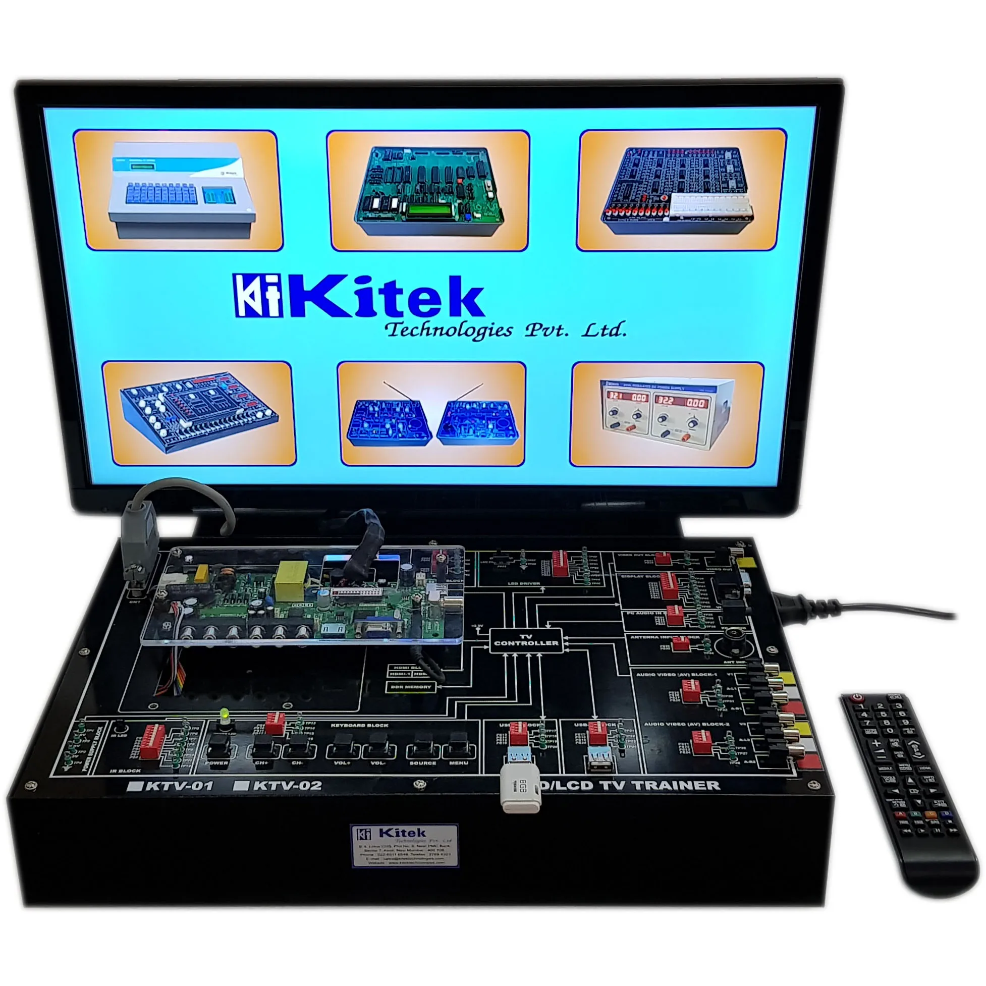 LED/LCD TV Trainer Educational Equipment for Training and Learning