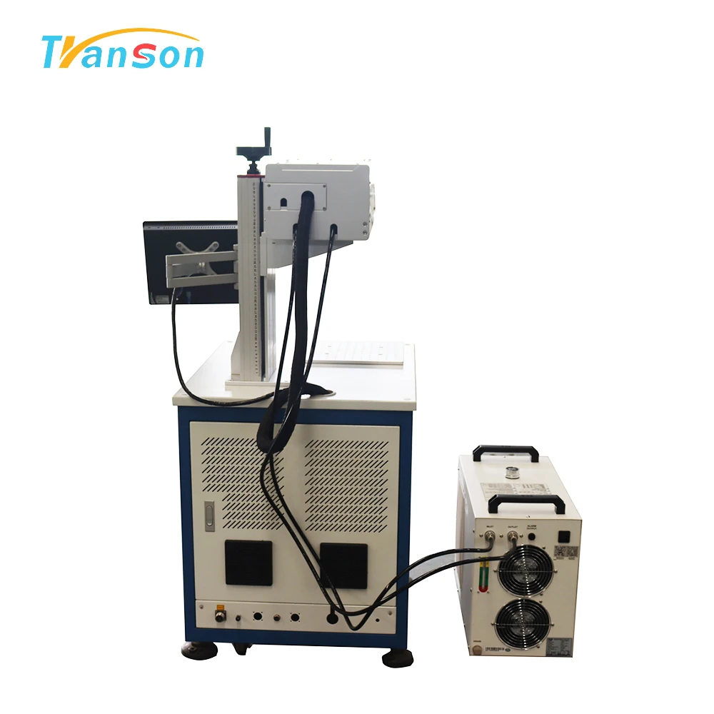 Высокоточная УФ-лазерная маркировочная машина 3 Вт 5 лазерная печать для прозрачных материалов