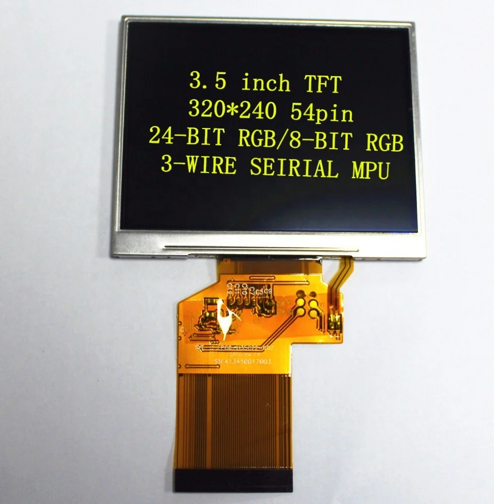 3.5 inch TFT 320x240 RGB 54pin LCD DISPLAY SCREEN MODULE