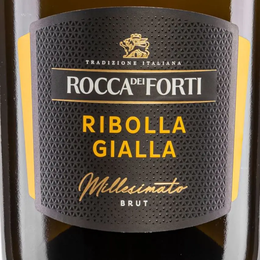 Итальянское Сверкающее вино Rocca dei Forti Ribolla Gialla Millesimato 750 мл стеклянная бутылка поставка