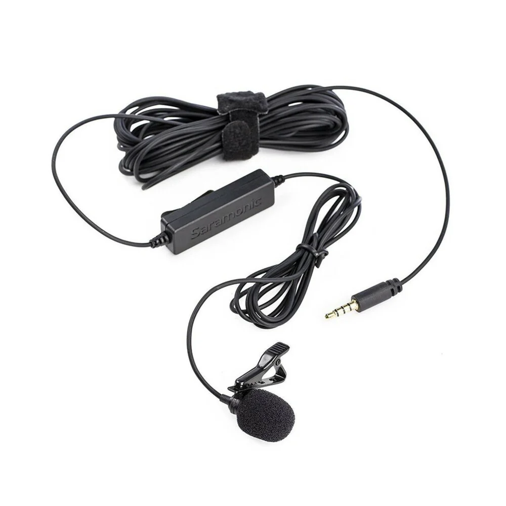 Saramonic Lavmicro Omnidirectional Lavalier Microphone Cameras Handheld Microphone Portable Computer MICROPHONE,SINGING Wired