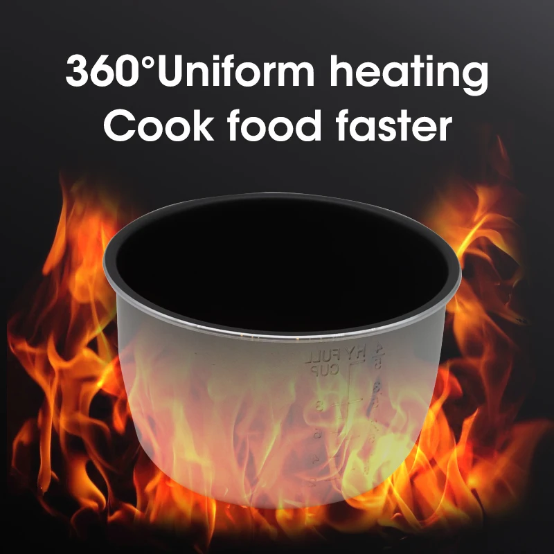 Oguanxuan OEM factory hot sale Reis Kocher rice cooker microwave rice cooker stainless steel