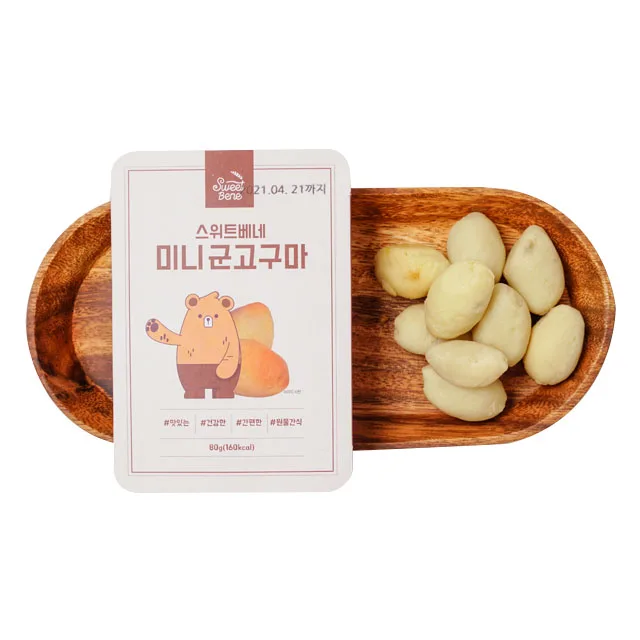 
Sugar-free Healthy Vegetable Snacks Mini Sweet Potato Made in Korea Fruit & Vegetable Snacks Box Packaging from KR 0.1 Kg Baked 
