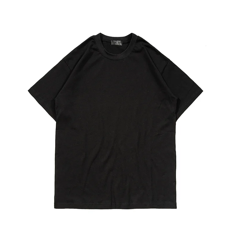 
Custom Printing 100% Cotton T-shirt Man Blank Black T Shirt High Quality Wholesale Tee Unisex In Stock 