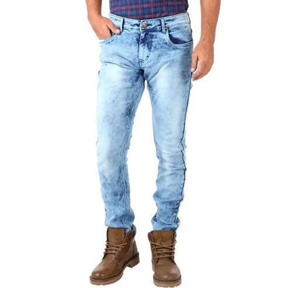 
Wholesale jean brand blue mens jean shorts slim jeans with belt 
