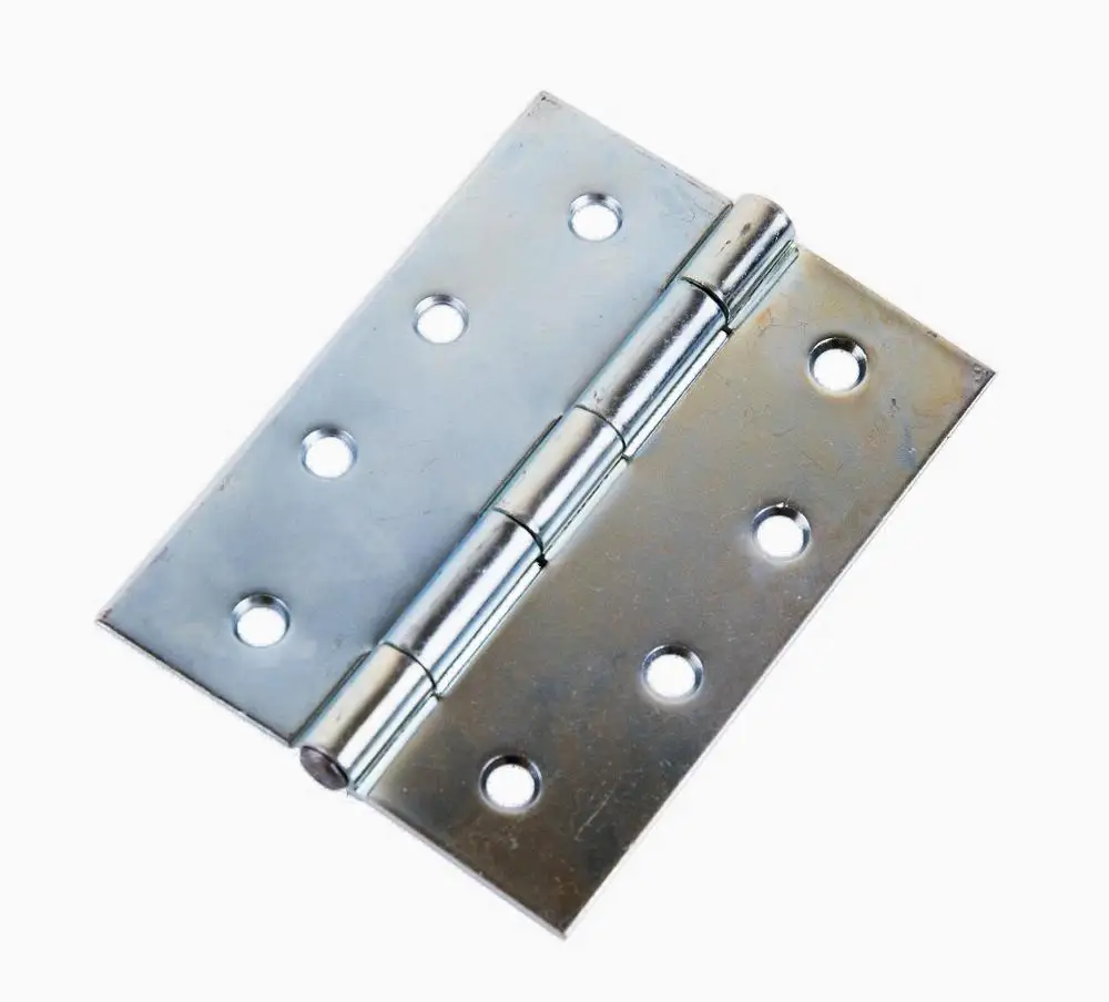 Steel Butt Hinge Fixed Pin Zinc Plated
