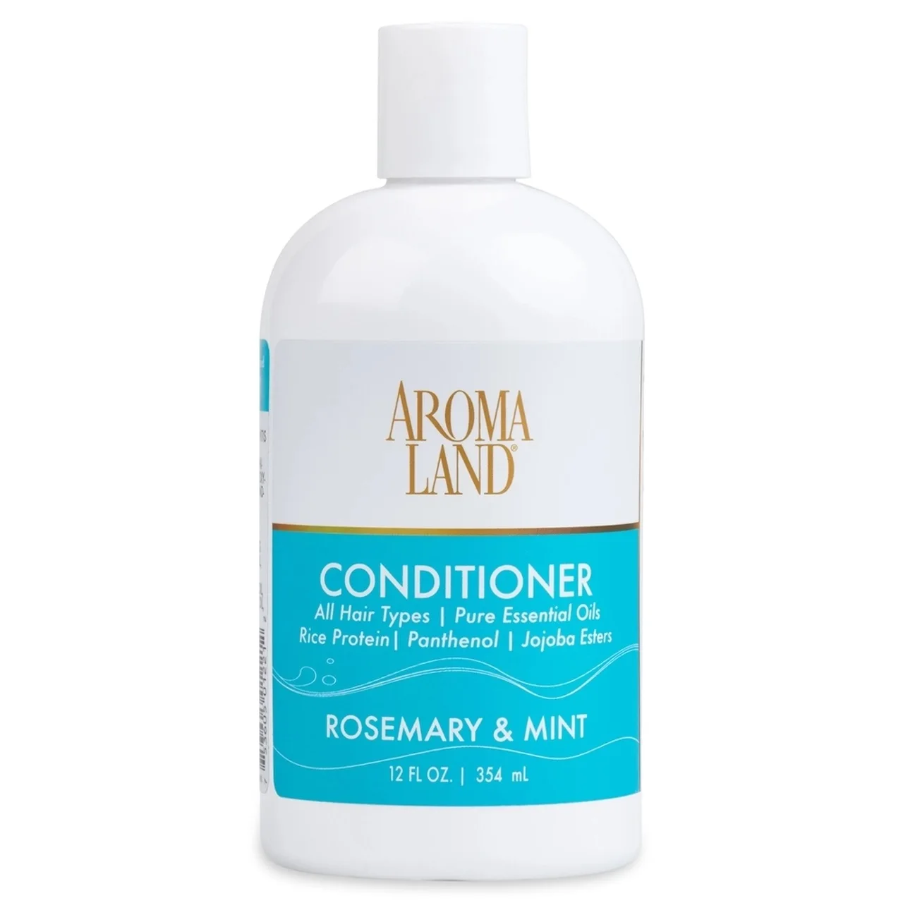 AROMALAND NATURAL CONDITIONER WITH ESSENTIAL OILS - ROSEMARY & MINT - 12 oz