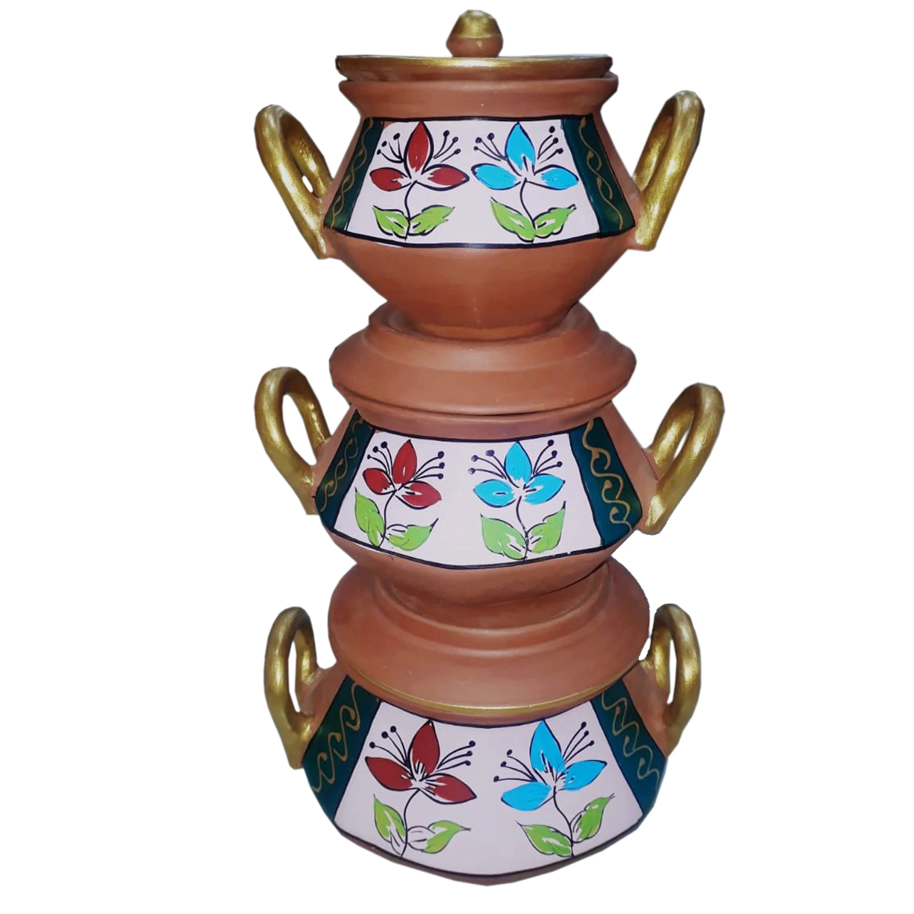  Эксклюзивная ручная роспись декоративная глина kaan tameda набор ручной работы Органическая керамика Терракотовая посуда