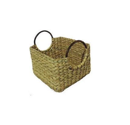 Плетеная корзина из ротанга ручной работы горшок для растений с ручкой богемный декор