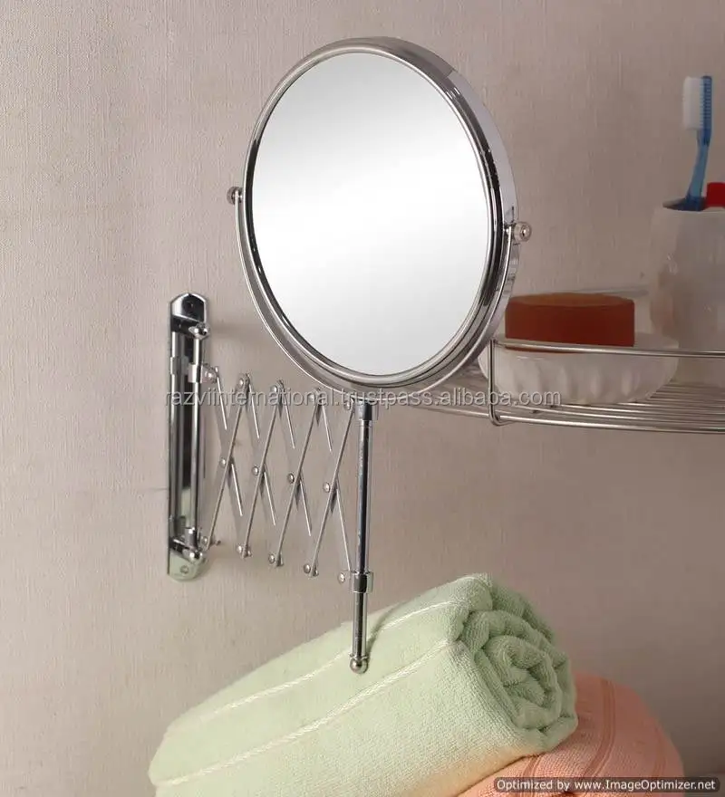 Golden Flower Antique Design Wall Mirror Customized Wall Metal Mirror