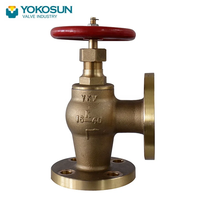 BRONZE 16K JIS F7410 SCREW-DOWN CHECK ANGLE VALVES