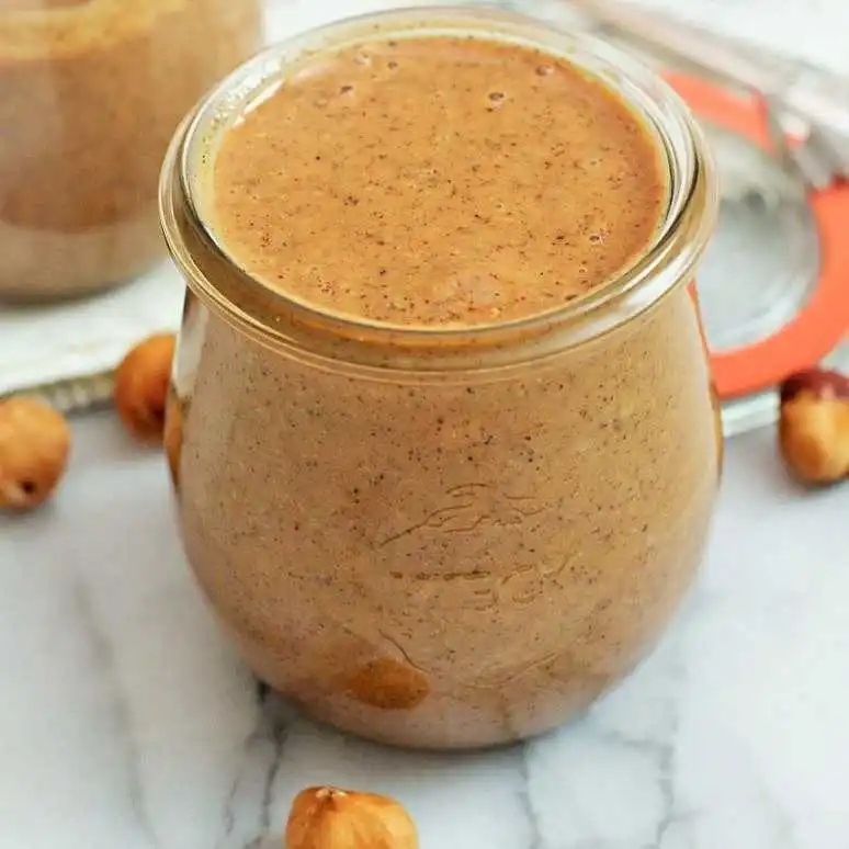 %100 Natural, 300gr Glass Jar, Spreadable, Healty, Sugar-free Hazelnut Paste