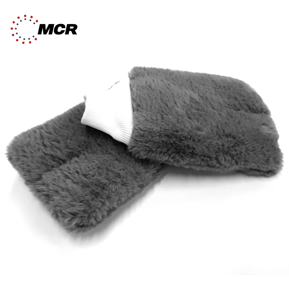 SOFT Glove made in korea Microfiber CAR WASH MITT/LONG PILE/1000gsm/SCRATCH FREE/20mm high pile wool cleaning microfibre