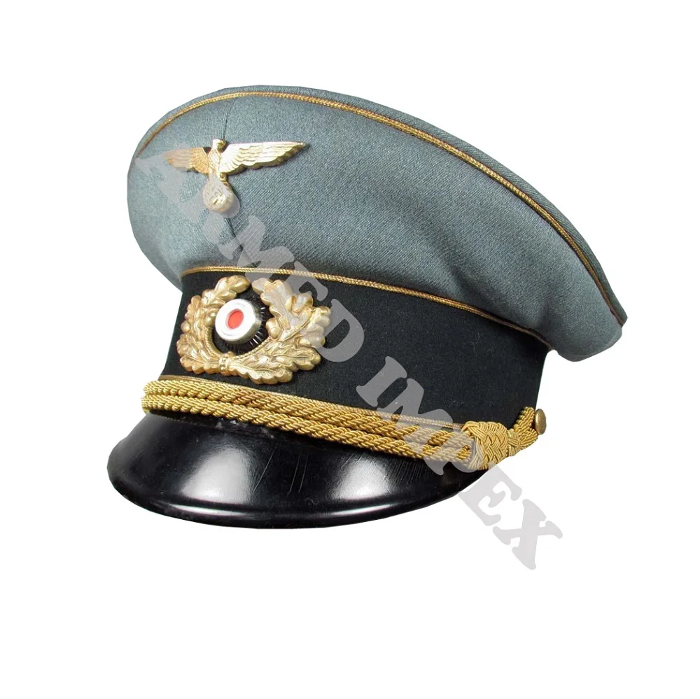 Мужские кепки с козырьком немецкая полевая серая кепка времен Второй мировой войны головные уборы униформы военных офицеров