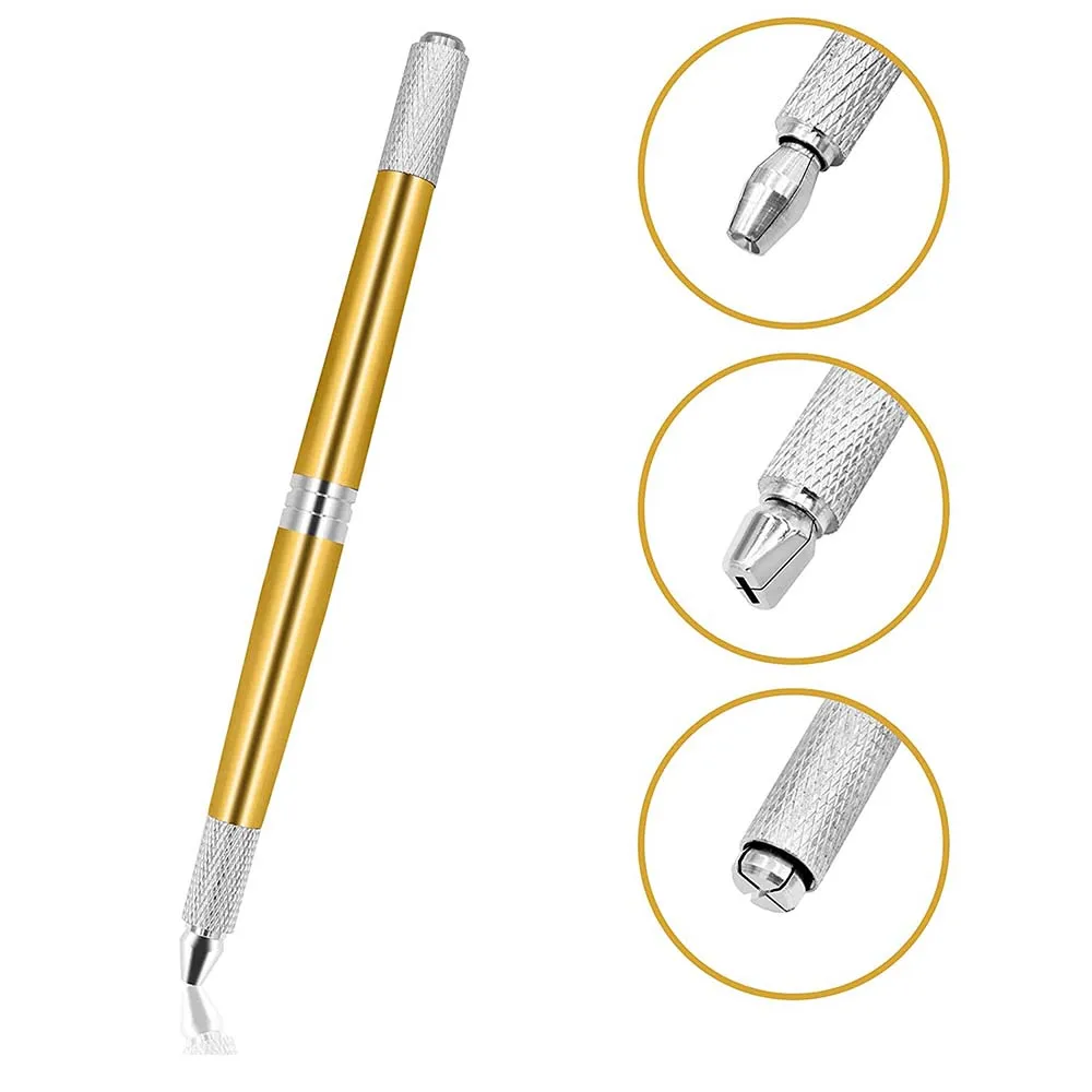 Microblading Pens Stainless Steel Eyebrow Pens Tattoo Pens Skin Piercing Tools