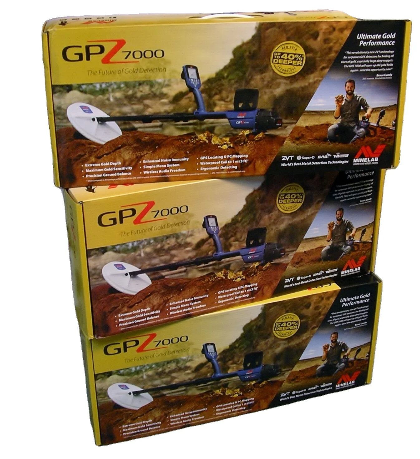 
 Распродажа со скидкой для металлоискателя GPZ 7000 Gold Nugget с литий-ионной батареей  