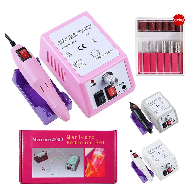 Fashional Light portable electric nail grinder nail remover higher quality professional nail drill machine