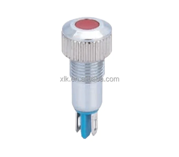  IN52 PA66IP67 Blue color LED indicator 25mm anti-vandal push button switch with 50000H lamp life