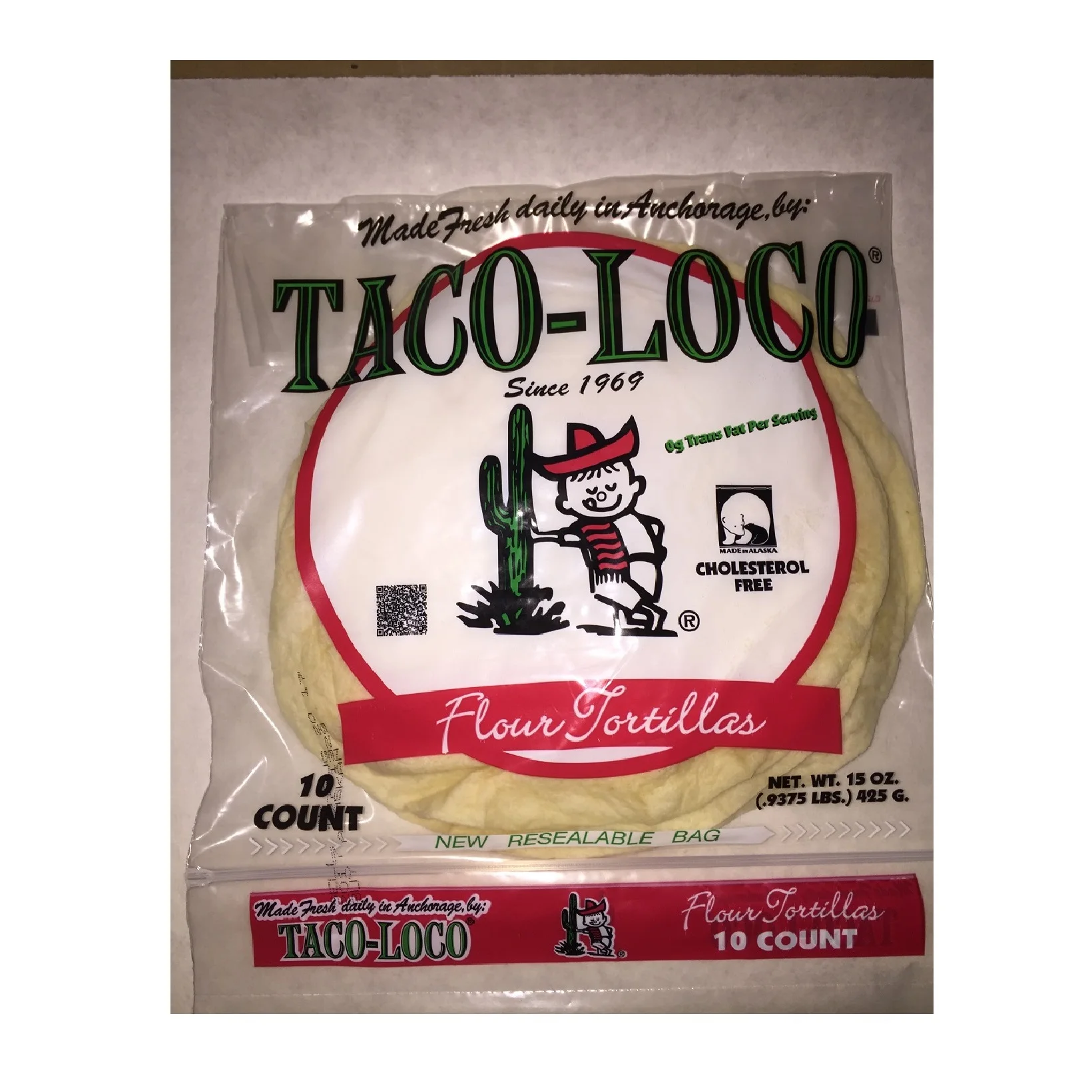 Популярная мука Taco Loco 8 дюймов Tortillas номер модели