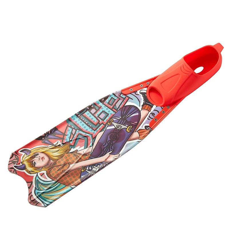 Factory Supply Professional Soft Silicone with Efficient Thrust Swim Fins Secured Tight Fitting Fins Without Any Weak Back Strap