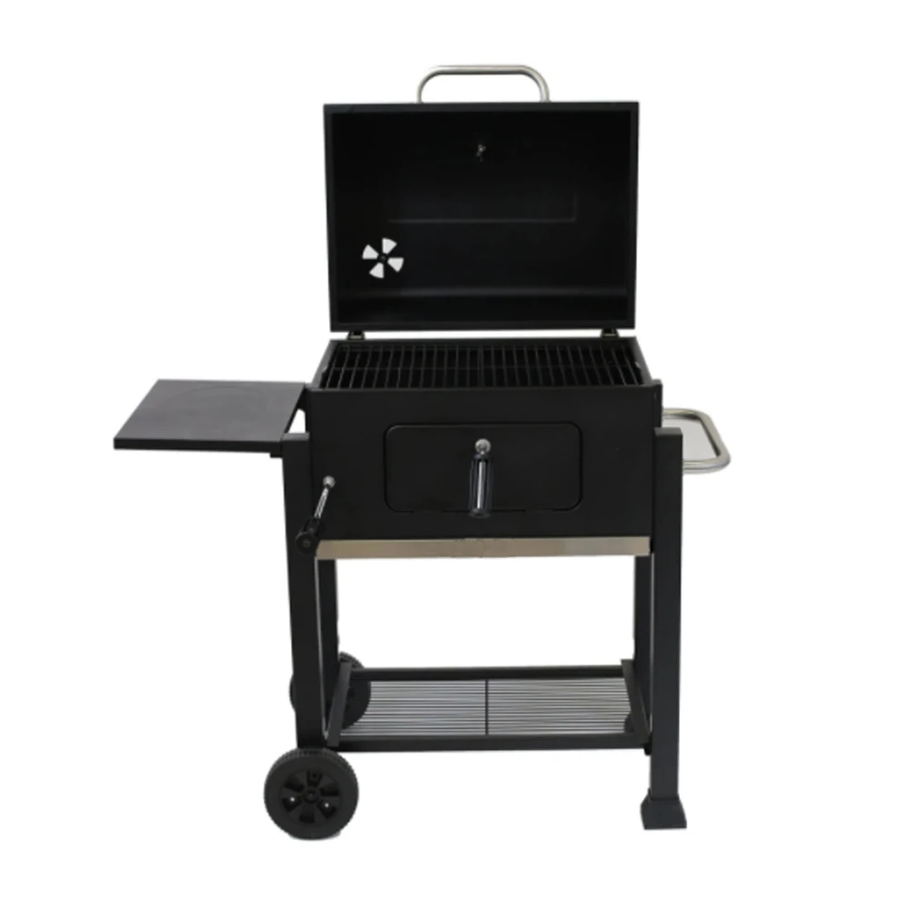 Складной угольный гриль уличная Тележка для барбекю кемпинга шеф-повара уголь