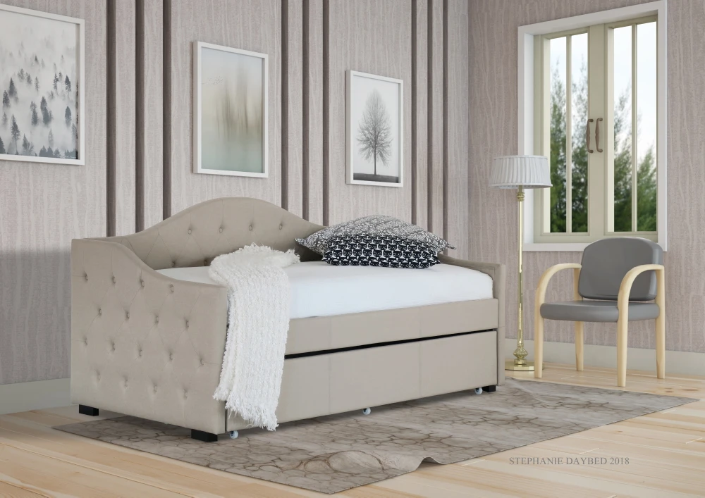 2019 Stephanie Day Bed with Pull Out Under the Bed Storage Drawers